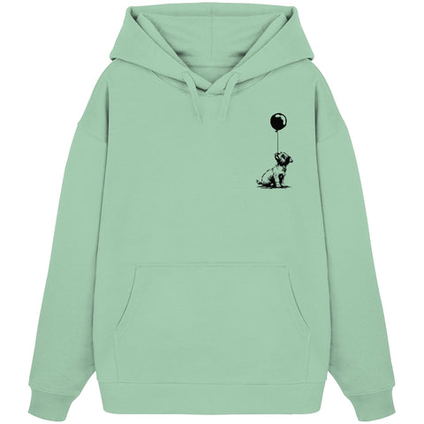 Ballon Border Terrier - Organic Oversize Hoodie