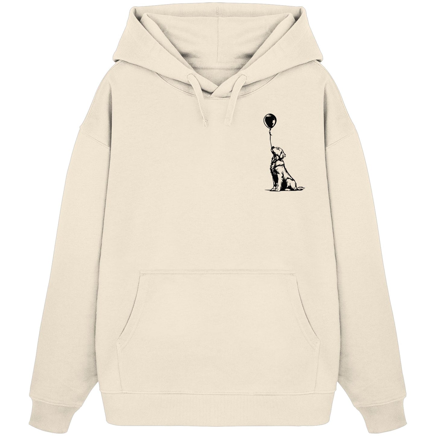 Ballon Golden Retriever - Organic Oversize Hoodie