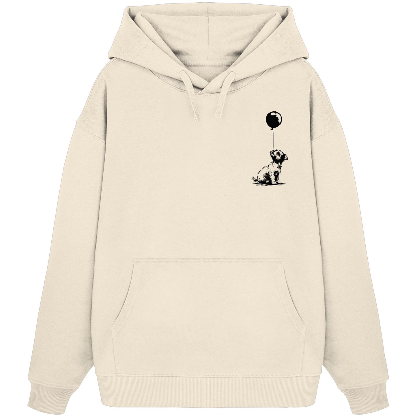 Ballon Border Terrier - Organic Oversize Hoodie