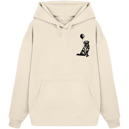 Ballon Flat Coated Retriever - Organic Oversize Hoodie