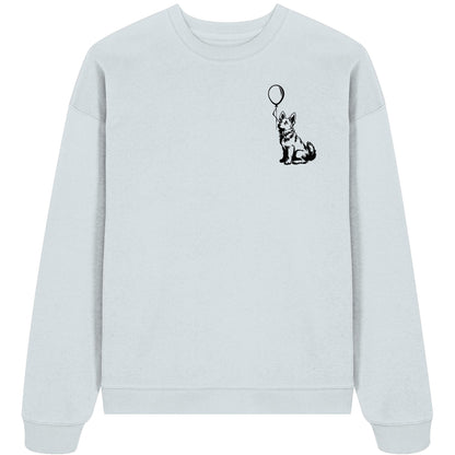 Ballon Weißer Schäferhund - Organic Oversize Sweatshirt