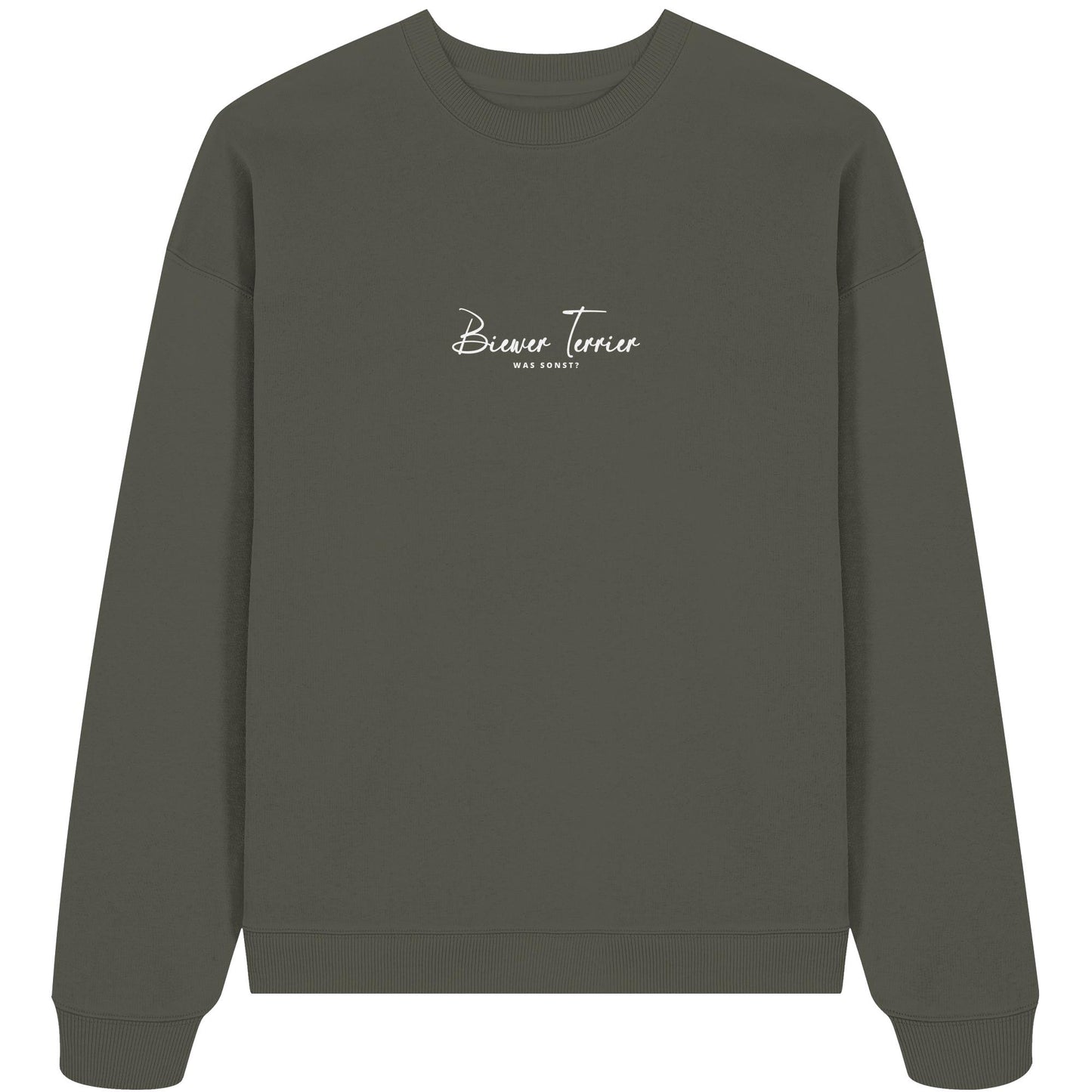 Was sonst? Biewer Terrier - Organic Oversize Sweatshirt