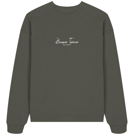 Was sonst? Biewer Terrier - Organic Oversize Sweatshirt