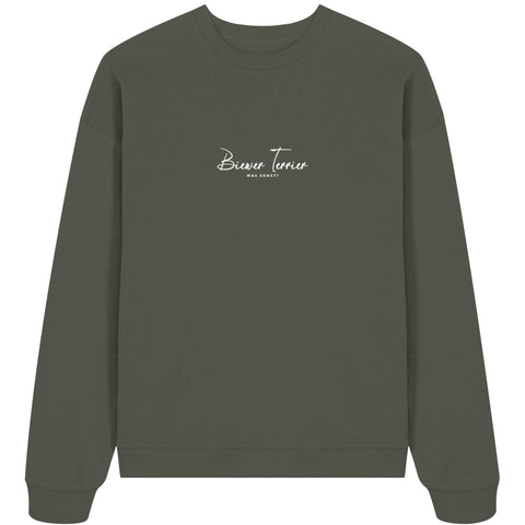 Was sonst? Biewer Terrier - Organic Oversize Sweatshirt