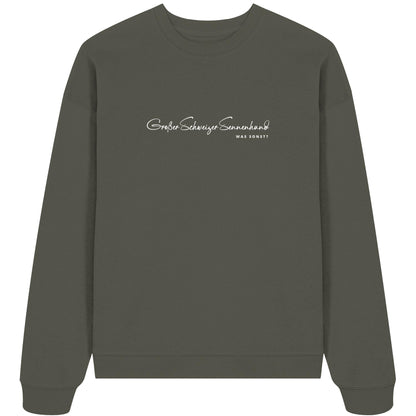 Was sonst? Großer Schweizer Sennenhund - Organic Oversize Sweatshirt