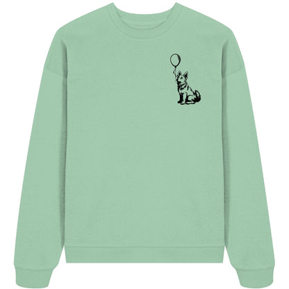 Ballon Weißer Schäferhund - Organic Oversize Sweatshirt