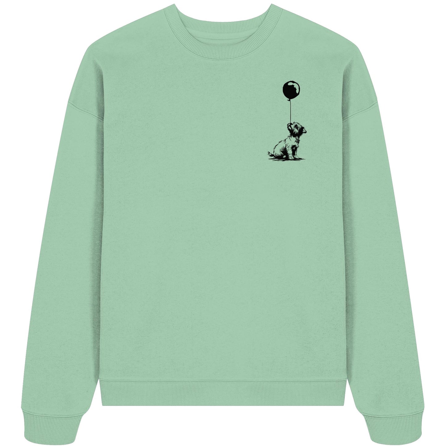 Ballon Border Terrier - Organic Oversize Sweatshirt