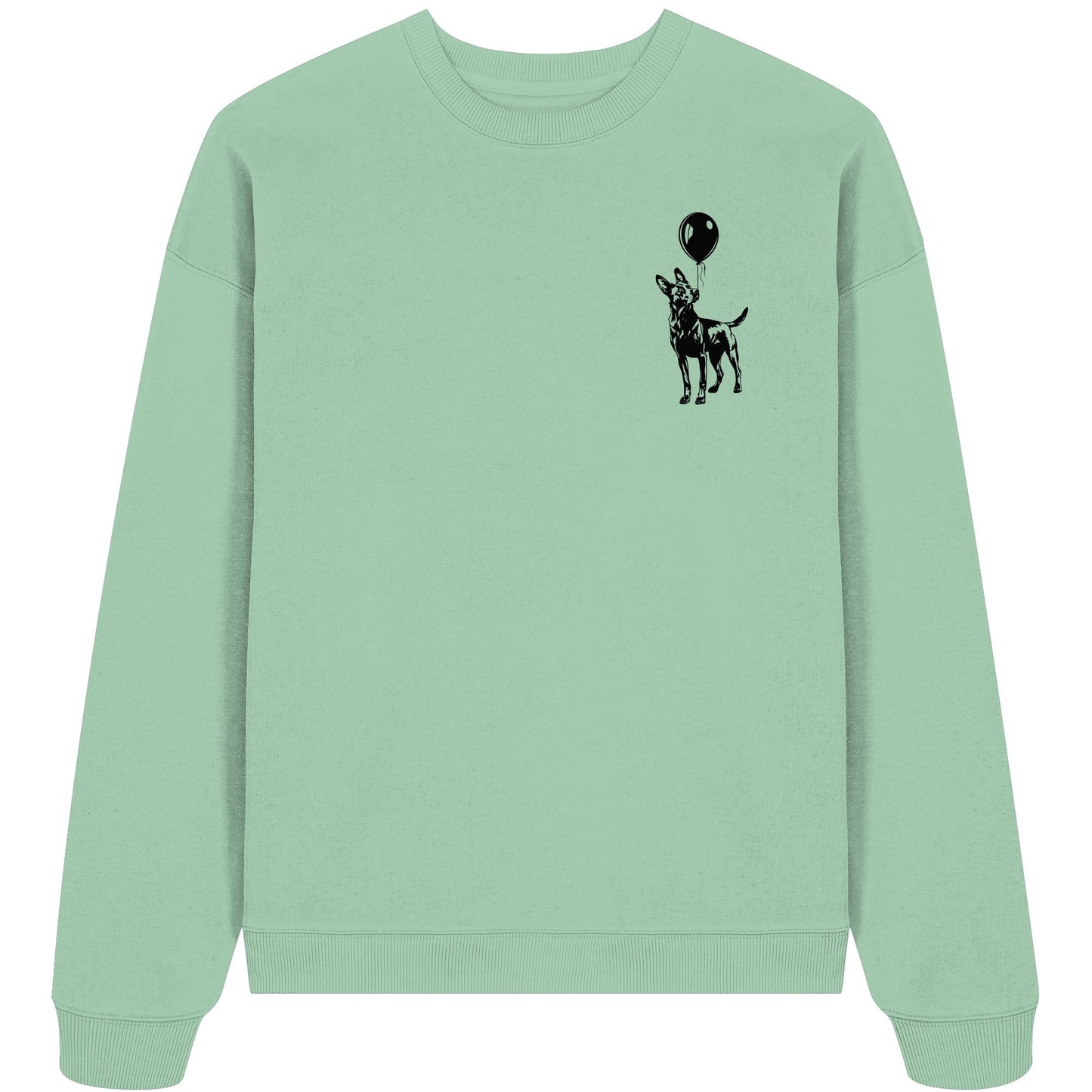 Ballon Holländischer Schäferhund - Organic Oversize Sweatshirt