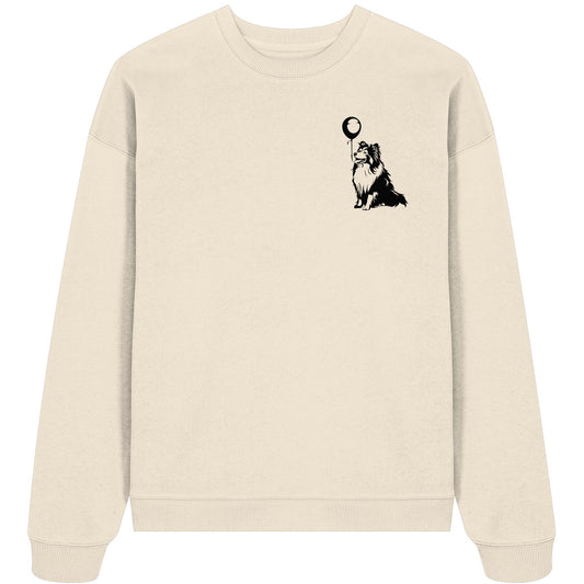 Ballon Shetland Sheepdog - Organic Oversize Sweatshirt