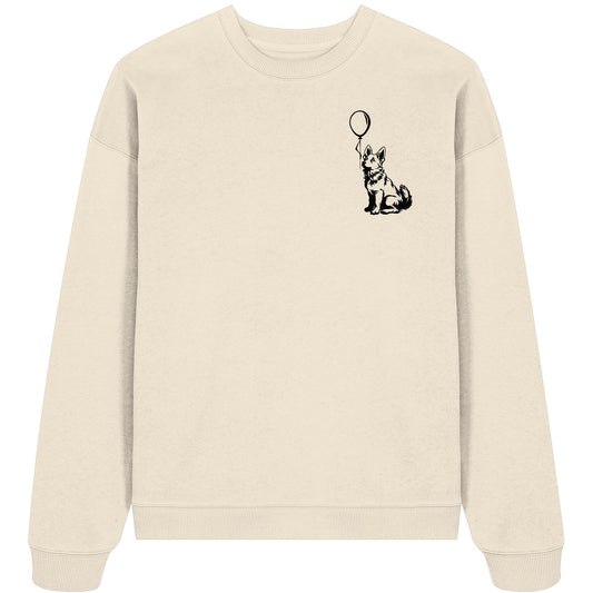 Ballon Weißer Schäferhund - Organic Oversize Sweatshirt