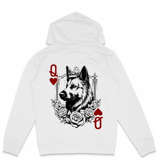 Herzkönigin Altdeutscher Schäferhund - Organic Hoodie - Multitalenty