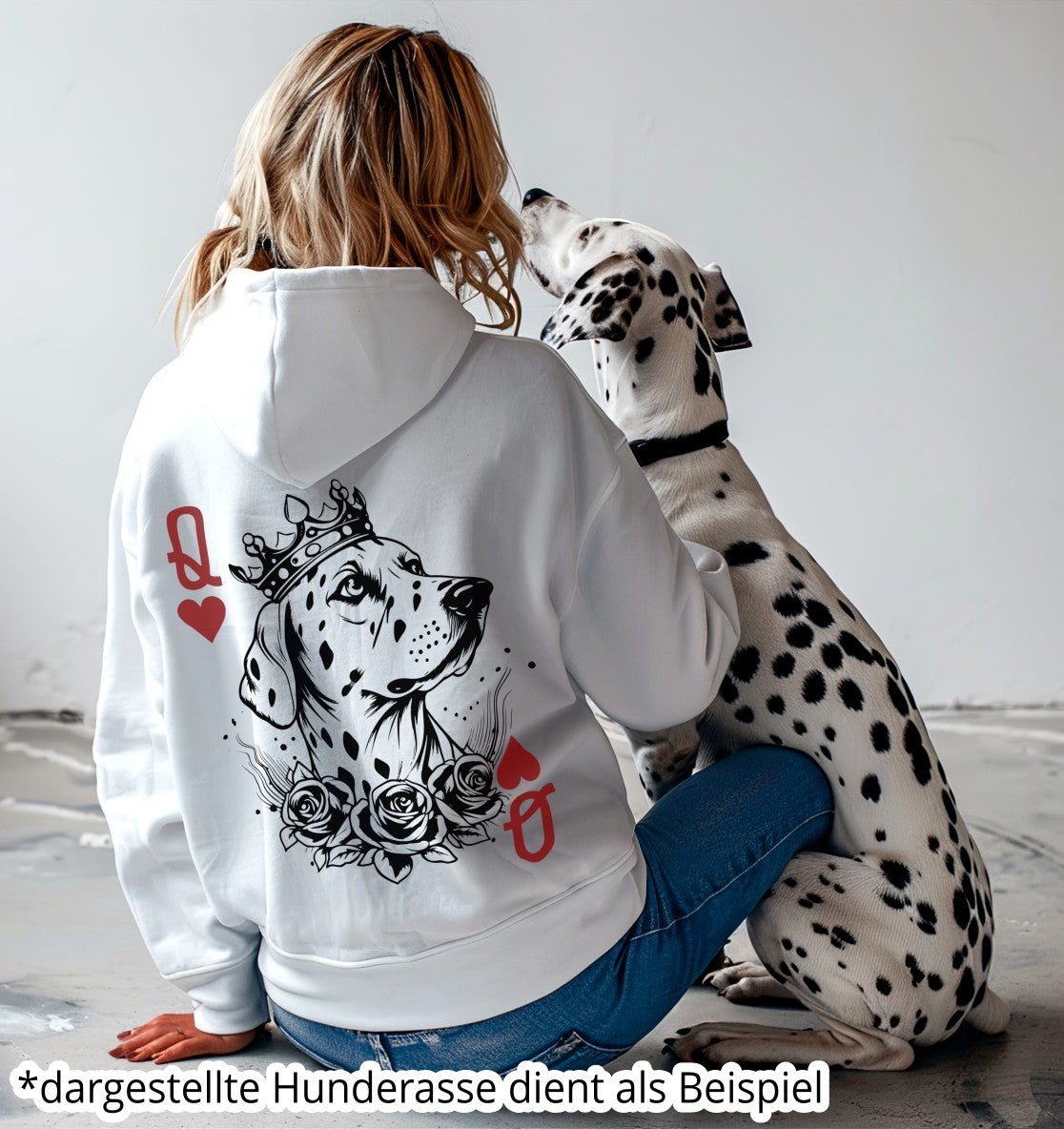 Herzkönigin Altdeutscher Schäferhund - Organic Oversize Hoodie - Multitalenty