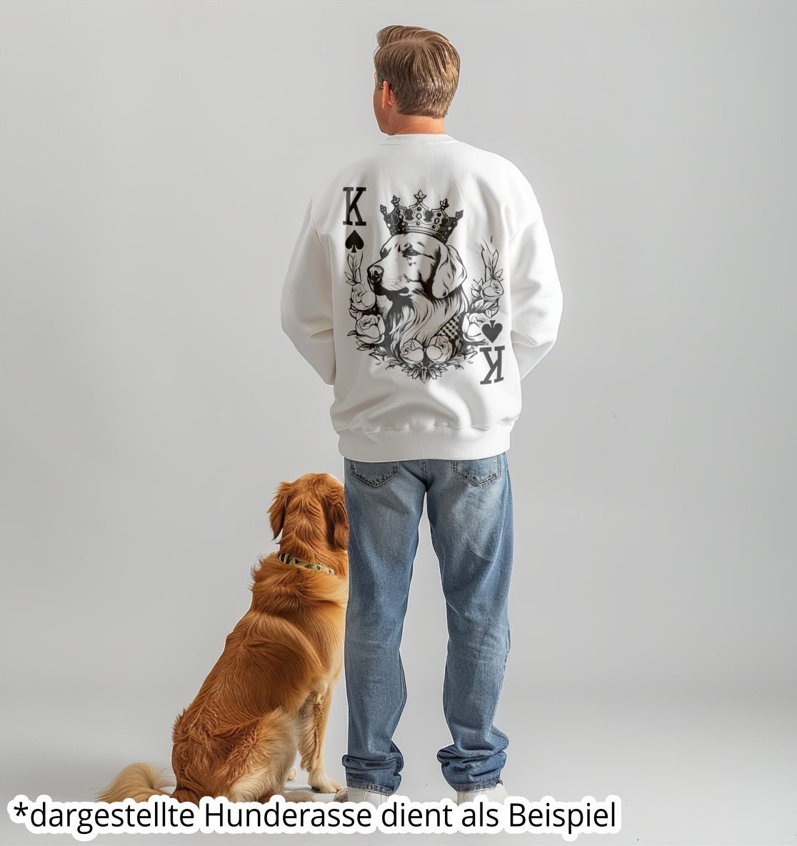 Herzkönigin Altdeutscher Schäferhund - Organic Oversize Sweatshirt - Multitalenty