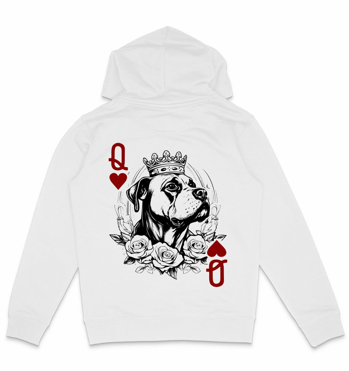 Herzkönigin American Staffordshire Terrier - Organic Hoodie - Multitalenty