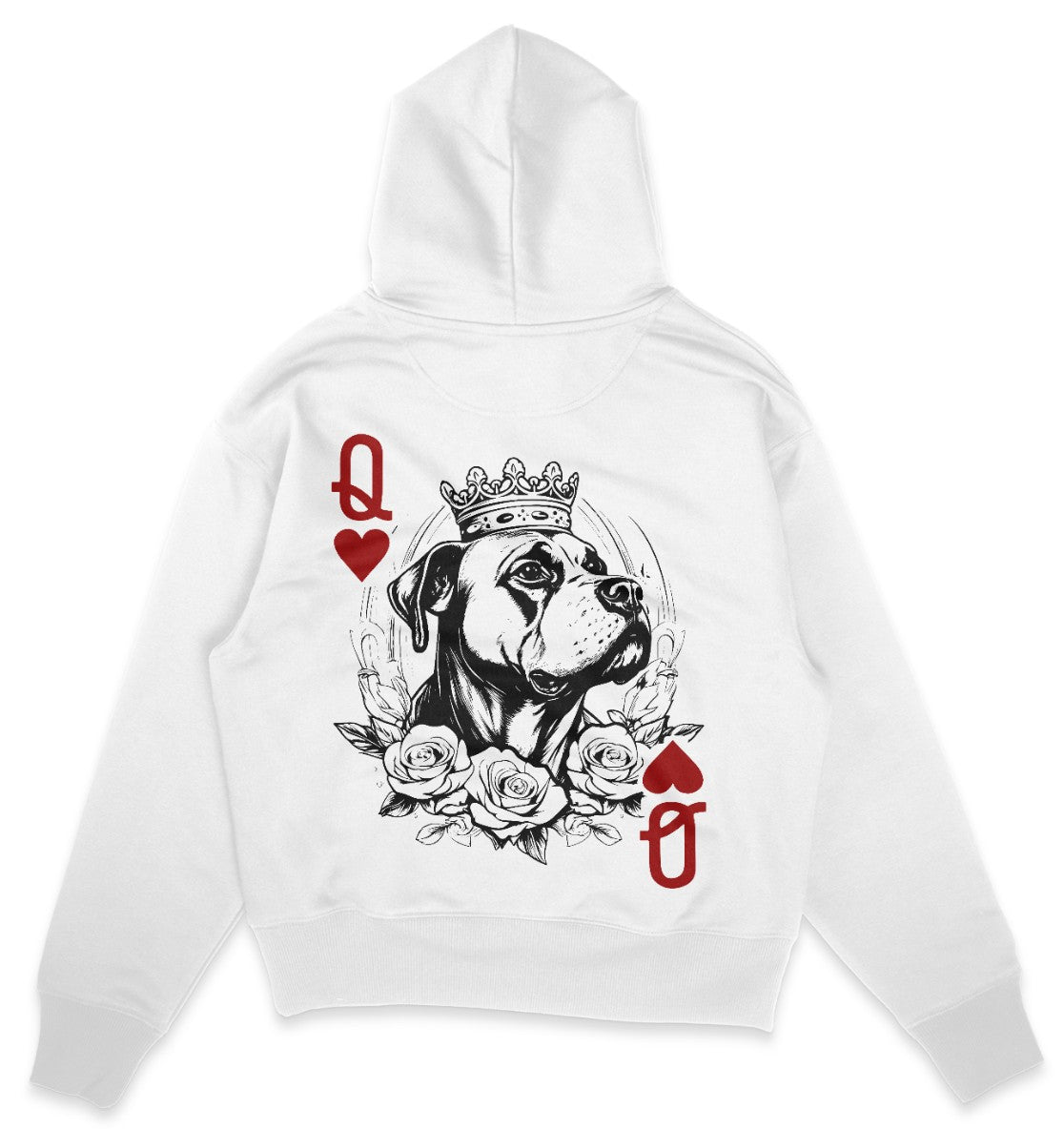 Herzkönigin American Staffordshire Terrier - Organic Oversize Hoodie - Multitalenty