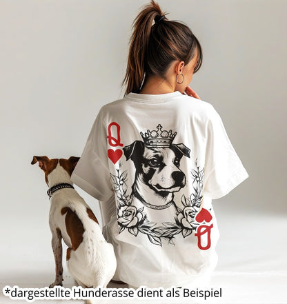 Herzkönigin American Staffordshire Terrier - Organic Oversize Shirt - Multitalenty