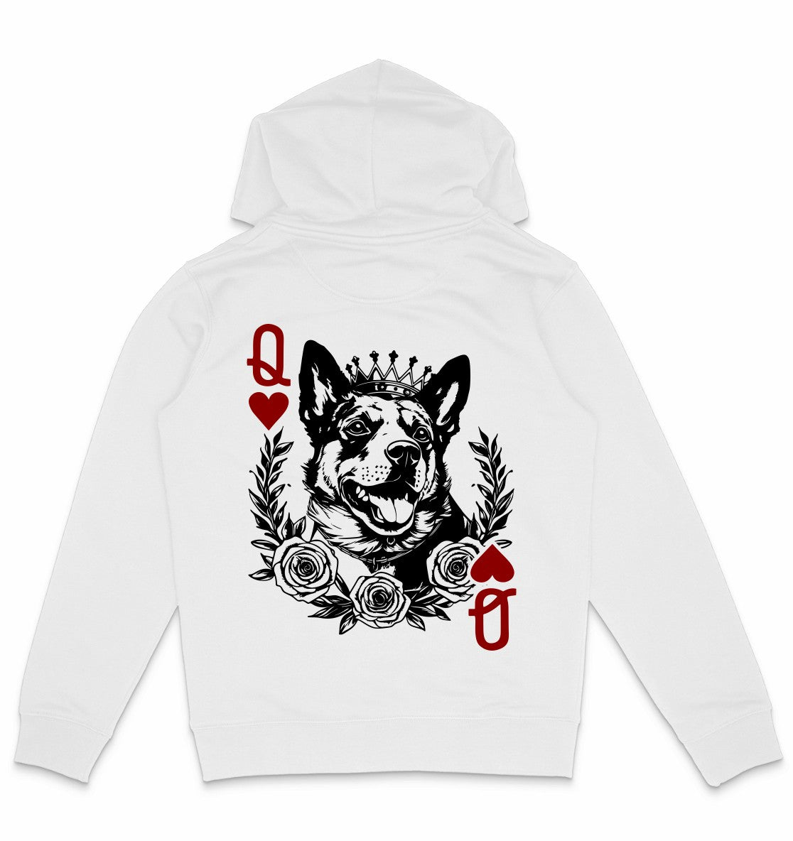 Herzkönigin Australian Cattle Dog - Organic Hoodie - Multitalenty