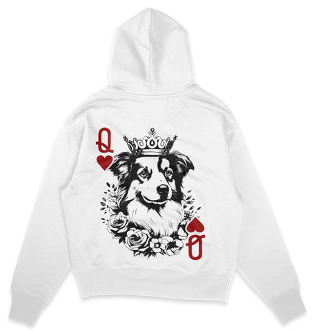 Herzkönigin Australian Shepherd - Organic Oversize Hoodie - Multitalenty