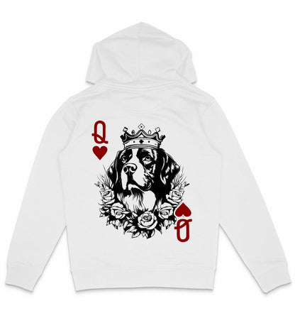 Herzkönigin Berner Sennenhund - Organic Hoodie - Multitalenty