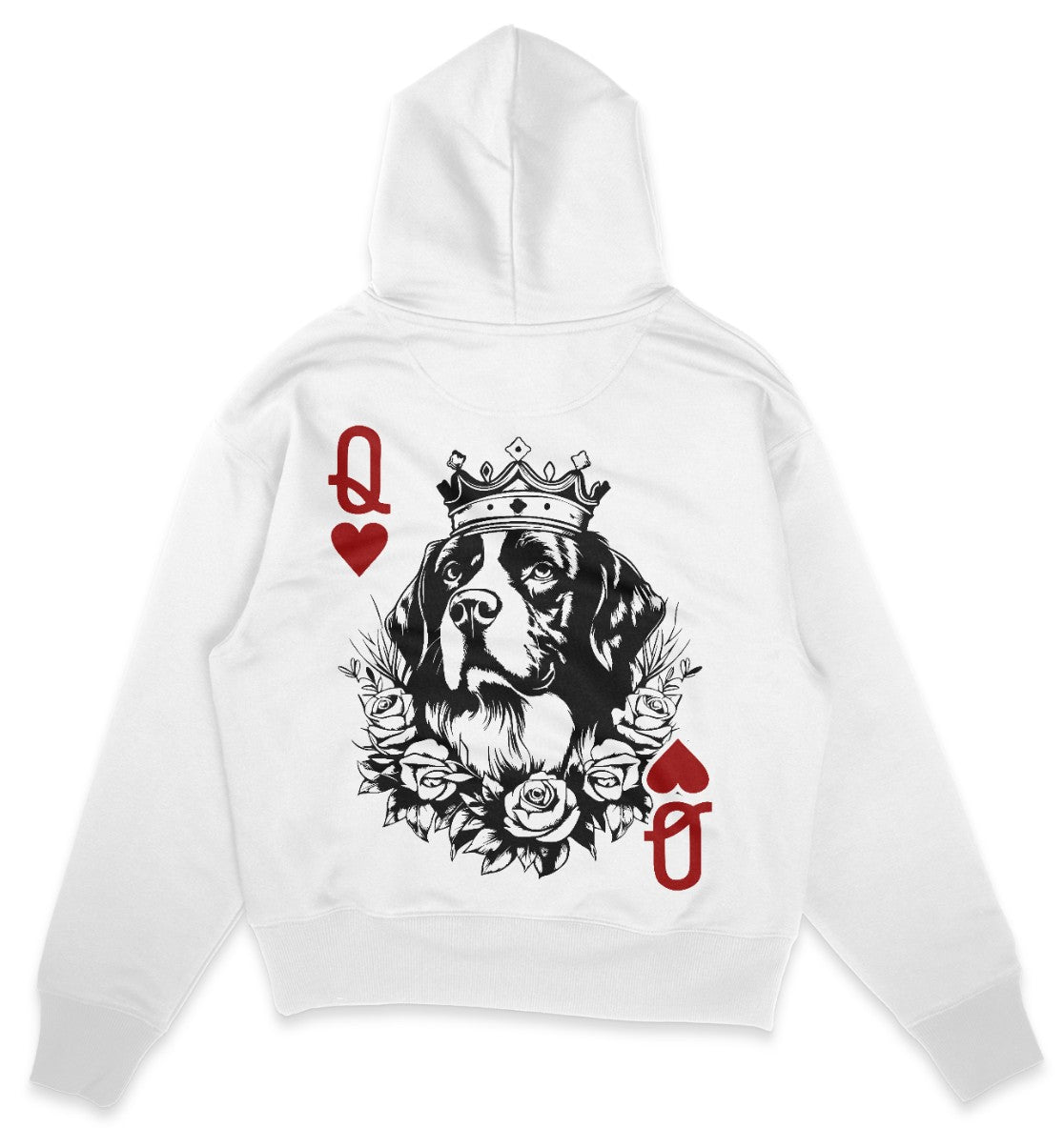 Herzkönigin Berner Sennenhund - Organic Oversize Hoodie - Multitalenty