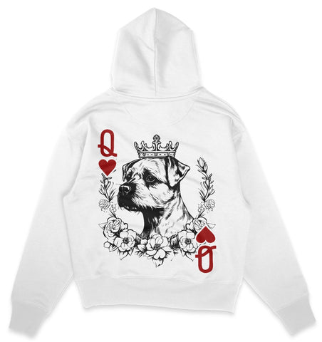 Herzkönigin Border Terrier - Organic Oversize Hoodie - Multitalenty