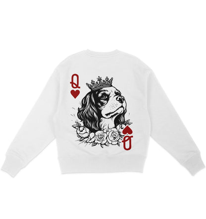 Herzkönigin Cavalier King Charles Spaniel - Organic Oversize Sweatshirt - Multitalenty