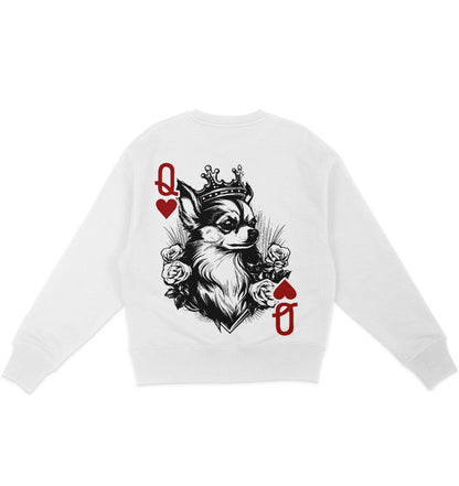 Herzkönigin Chihuahua - Organic Oversize Sweatshirt - Multitalenty