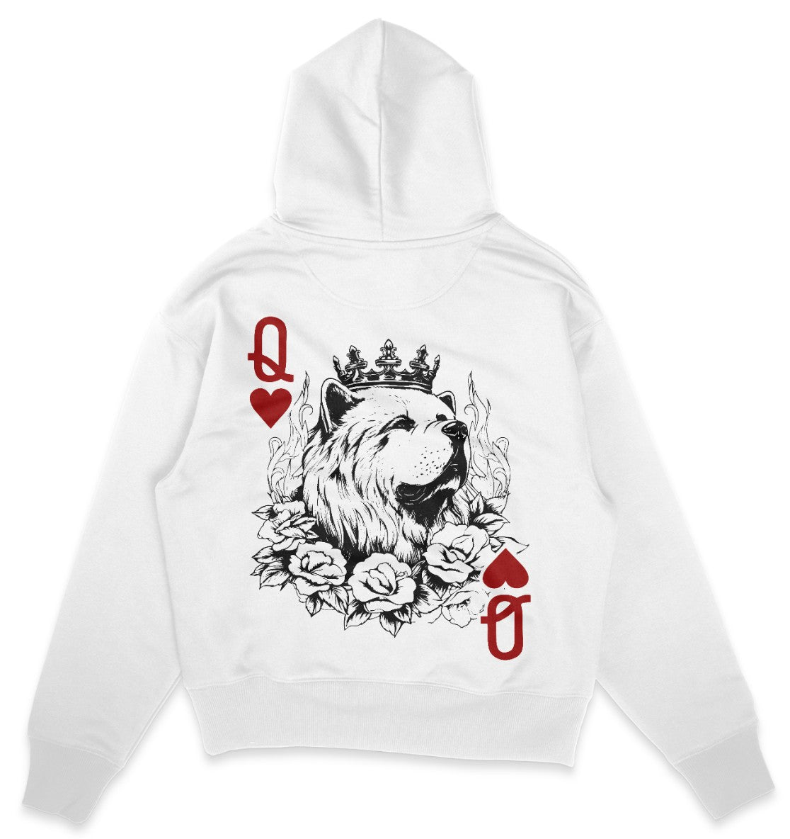 Herzkönigin Chow Chow - Organic Oversize Hoodie - Multitalenty