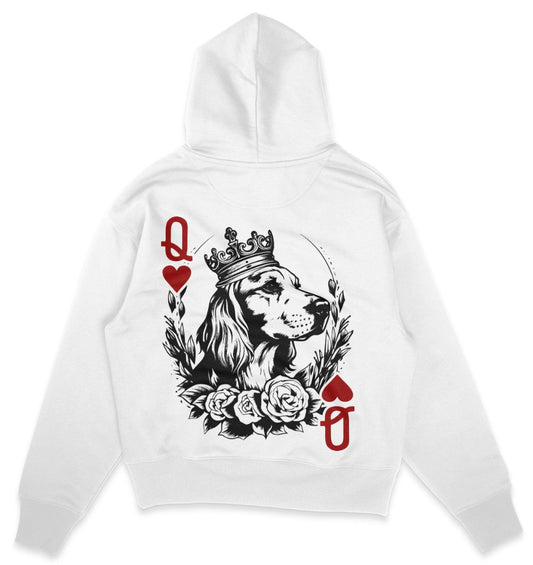 Herzkönigin Cocker Spaniel - Organic Oversize Hoodie - Multitalenty