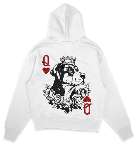 Herzkönigin Großer Schweizer Sennenhund - Organic Oversize Hoodie - Multitalenty