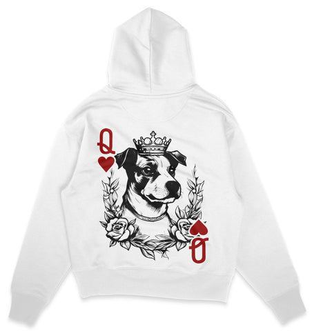 Herzkönigin Jack Russell - Organic Oversize Hoodie - Multitalenty