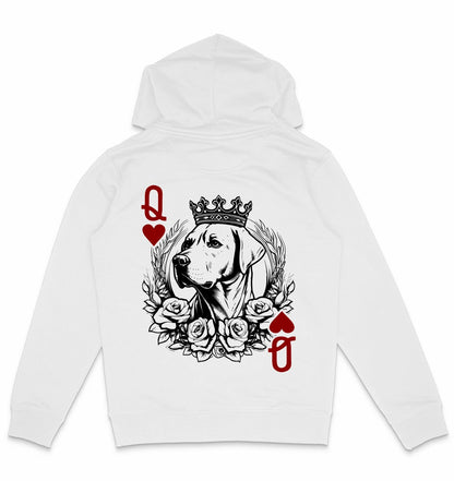 Herzkönigin Labrador - Organic Hoodie - Multitalenty