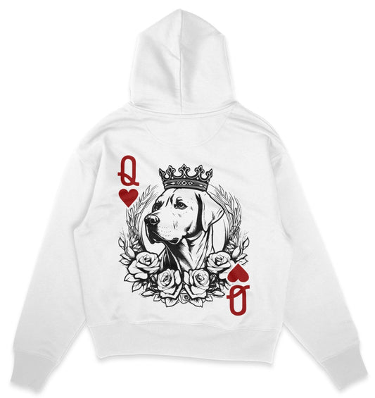 Herzkönigin Labrador - Organic Oversize Hoodie - Multitalenty