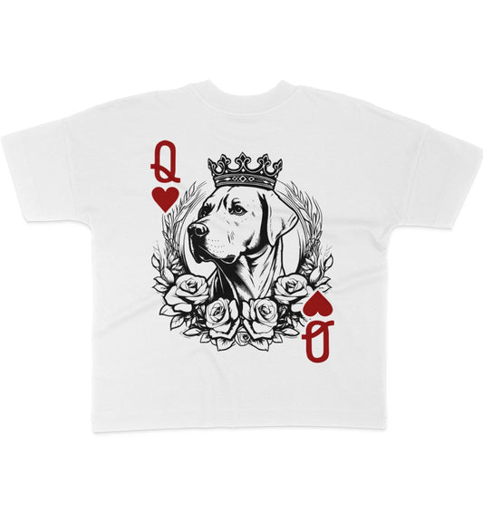 Herzkönigin Labrador - Organic Oversize Shirt - Multitalenty