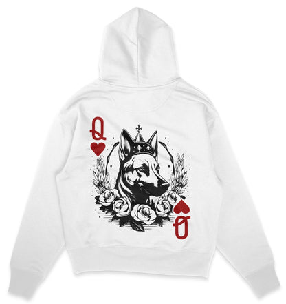 Herzkönigin Malinois - Organic Oversize Hoodie - Multitalenty