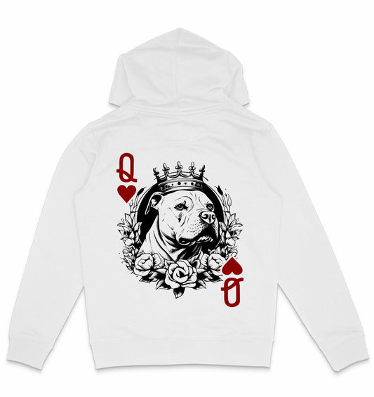 Herzkönigin Staffordshire Bullterrier - Organic Hoodie - Multitalenty