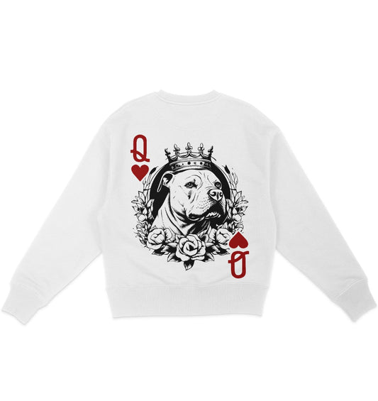 Herzkönigin Staffordshire Bullterrier - Organic Oversize Sweatshirt - Multitalenty