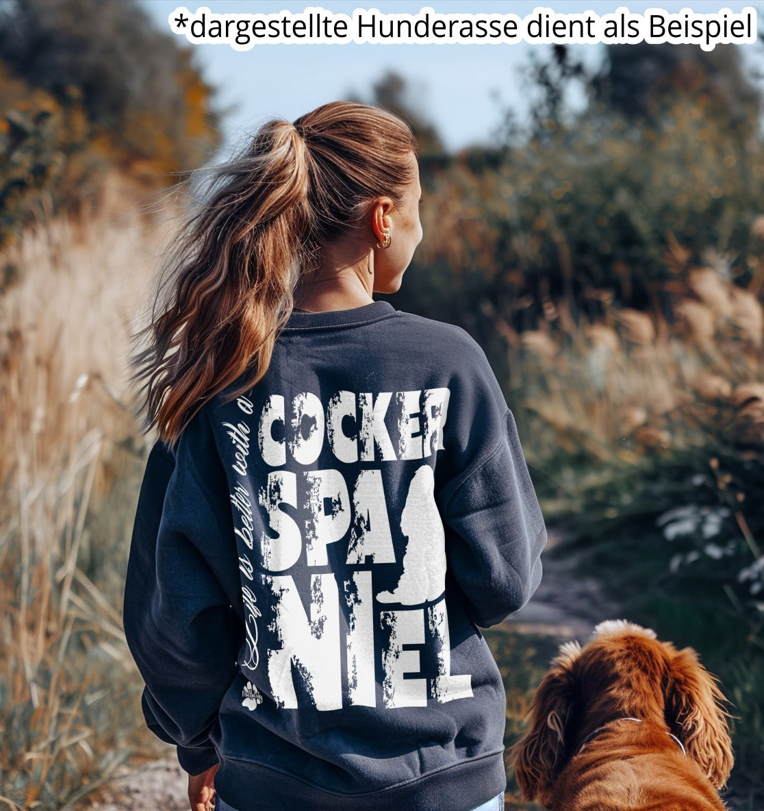 Life is better with a Wolfdog - Organic Oversize Sweatshirt