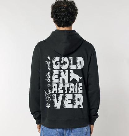 Life is better with a Golden Retriever - Organic Hoodie