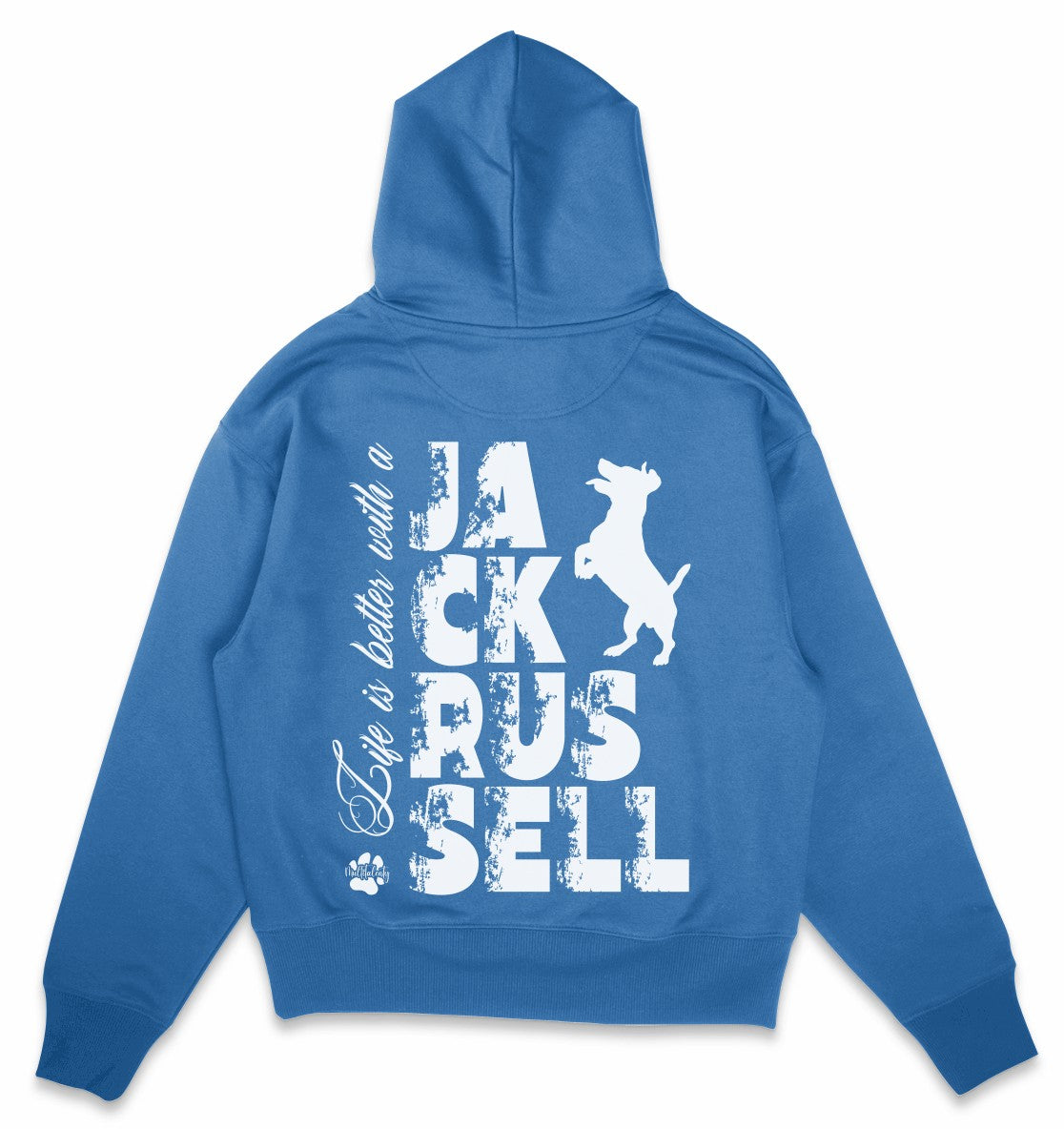 Life is better with a Jack Russell - Organic Oversize Hoodie