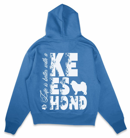 Life is better with a Keeshond - Organic Oversize Hoodie