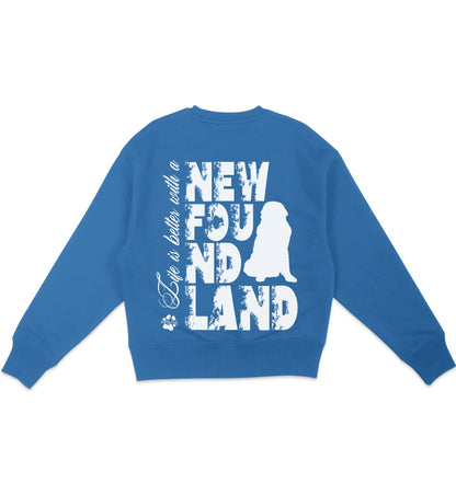 Life is better with a Newfoundland - Organic Oversize Sweatshirt