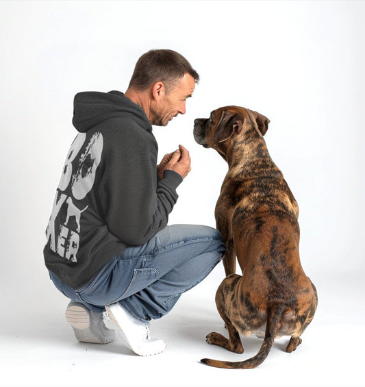 Life is better with a Boxer - Organic Oversize Hoodie - Multitalenty
