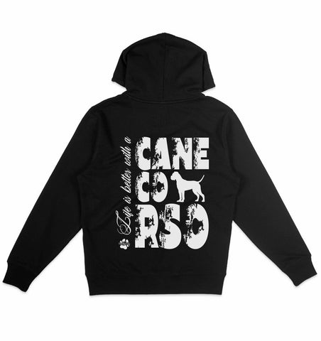 Life is better with a Cane Corso - Organic Hoodie - Multitalenty