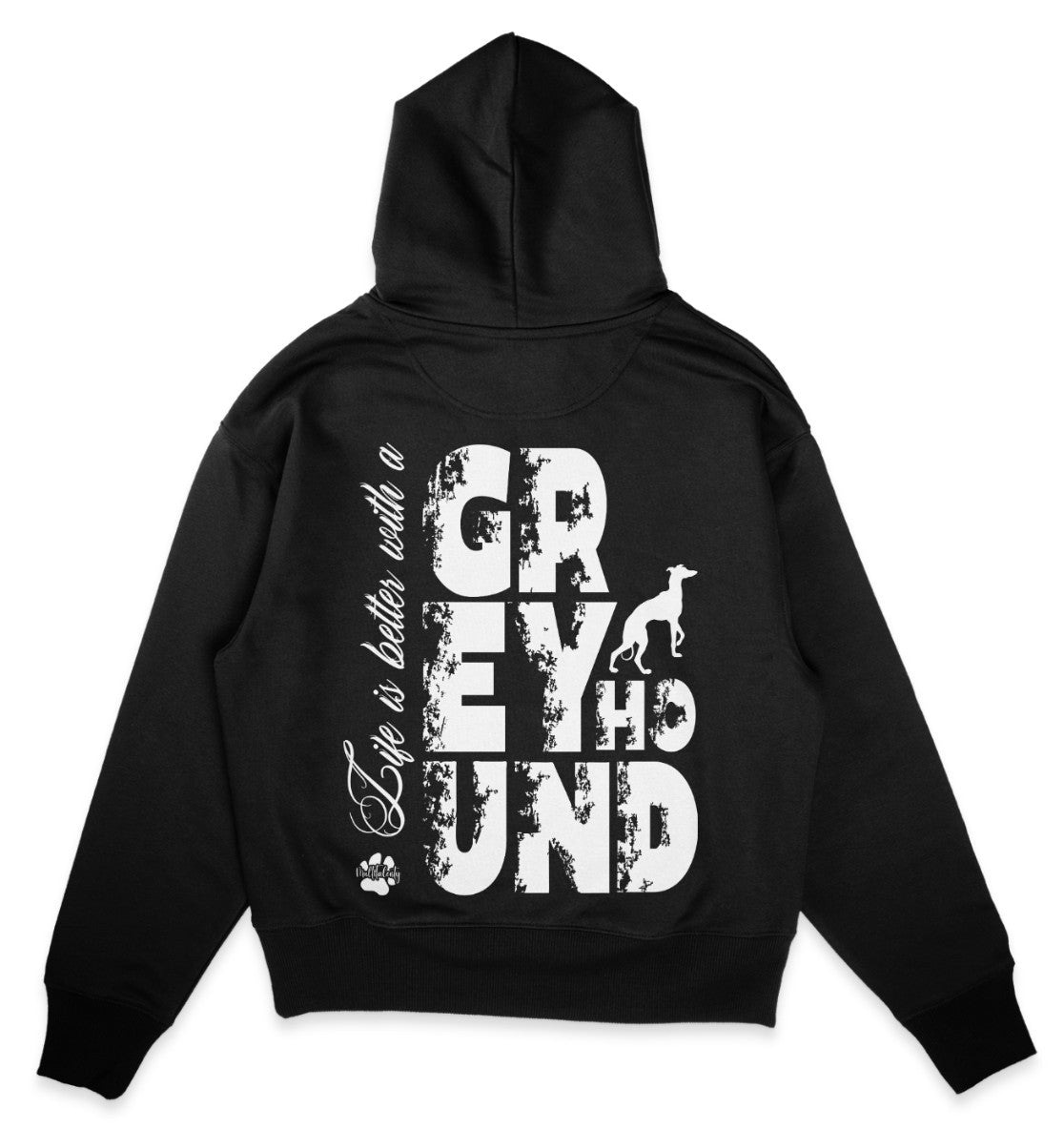 Life is better with a Greyhound - Organic Oversize Hoodie - Multitalenty