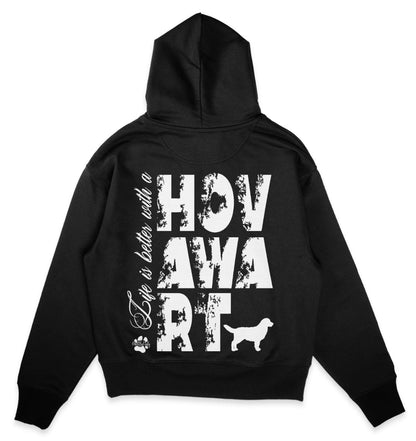 Life is better with a Hovawart - Organic Oversize Hoodie - Multitalenty