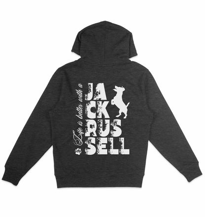 Life is better with a Jack Russell - Organic Hoodie - Multitalenty