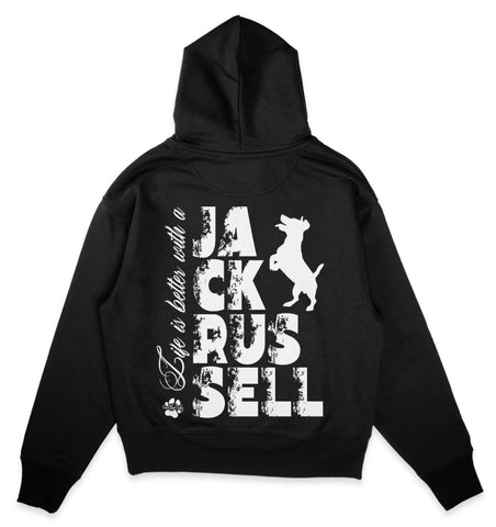 Life is better with a Jack Russell - Organic Oversize Hoodie - Multitalenty