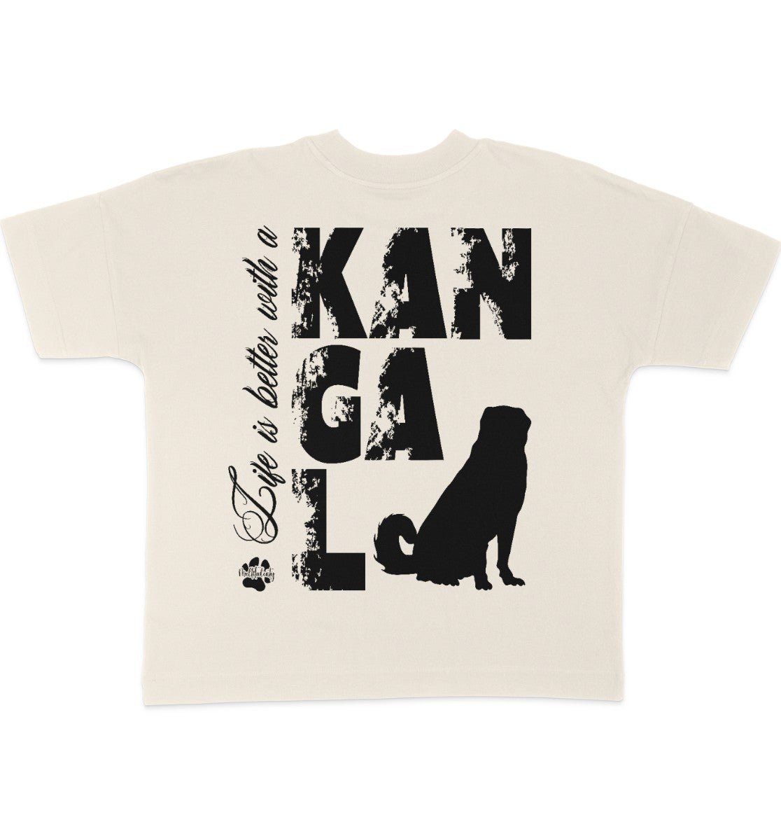 Life is better with a Kangal - Organic Oversize Shirt - Multitalenty