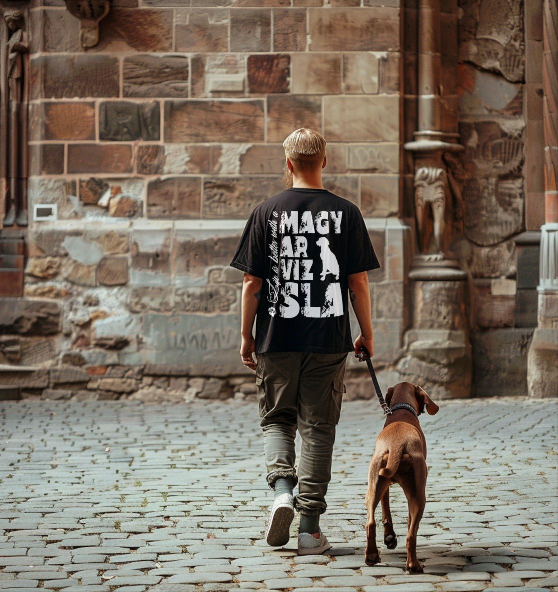 Life is better with a Magyar Vizsla - Organic Oversize Shirt - Multitalenty